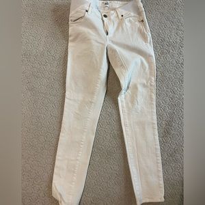 PAIGE white skinny maternity jeans